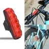 Luci per bici Fanale posteriore per bicicletta Ricarica USB impermeabile Accessori per attrezzature per la guida notturna ad alta luminosità