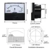Analog Ammetre Göstergesi DH-670 AC Panel Amper Metre Akım Test Cihazı 1A2A3A5A10A2030A50A
