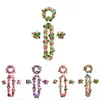 装飾的な花の花輪ハワイアングラススカートアクセサリーヘッドバンドガーランドリストレット/アンクレット4PCSセットパーティーコサチュームメイクアップ