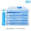 Clothing Storage & Wardrobe Organizer Vacuum Bag Clothes Seal Compressed Saving Space Travel Reusable Garment Bags For Duvets Bedding Pillow