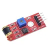 3-5 VDC 801s Schüttelvibrationssensormodul LM393 TT Logic Vibrationssensor Analogausgang Einstellbare Empfindlichkeit für Arduino