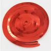 Décorations de Noël Solide Couleur Spirale Pendentif Plafond Suspendu Guirlande PVC Tinsel Shine Ruban Bandes Bannière Pour Fête Salon