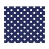 Table Mats Drying Mat Navy Blue Polka Dots Heat Insulation Holder Dish Cup Draining Pad Kitchenware