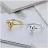 Anneaux de cluster Skl en acier inoxydable pour femmes hommes or Sier couleur mâle femelle squelette anneau punk fête doigt bijoux bague femme goutte dhzwx