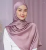 Etniska kläder Chiffon Scarf Hijab pannband Kvinnlig Islamisk huvudomslag för kvinnor Muslimska Hijabs Hår halsdukar Huvuddukar rynka