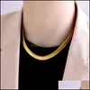 Naszyjniki wiszące stali nierdzewne moda biżuteria szerokość skały 0,8 cm uroków węża kości Choker wisienia dla kobiet menpendant OTS19