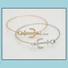 Braccialetti di fascino per le donne Gioielli di moda Bracciale di ancoraggio Bracciale rigido Uomini Pseras Amico Regalo Drop Delivery Dh8Yi