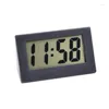 Horloges De Table De Bureau Horloge Numérique Lcd Sn Support Auto-Adhésif De Voiture En Plastique Mini Livraison De Chute De Temps Maison Jardin Décor Dhpnw