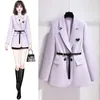 P-ra designer clothing Top Women's Suits Blazers Fashion Premium Suit Coat Plus Size Ladies Tops Coats Jacket Send Belt206z