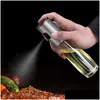 Andra servis 100 ml köksglasskål BBQ Olive Oil Spray Diffuser för dispenser Bottle Squirt Container Vinäger Soy Sauce DHMQU