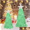 クリスマスの装飾Beautif3D Creativeユニークな装飾オーシャンビーチ樹脂の年クリスタルミントグリーンシーグラスクリスマスツリーデコラ博士dhxtn