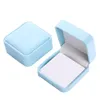 Jewelry Pouches 1pcs Squre Wedding Velvet Earrings Ring Box Display Case Holder Gift Boxes Amazing Organizer