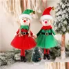 Christmas Decorations Elf Dolls Decoration Adorable Boy And Girl Xmas Tree Year Ornament Home Gifts Drop Delivery Garden Festive Par Dhnob