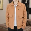 Jackets masculinos 2023 Spring Autumn Fashion Corduroy Men Coubre casual solto macho jaqueta macho