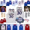 Maglie da basket 2022 Final Four 4 Maglia da basket Kansas Jayhawks NCAA College Ochai Agbaji Gradey Dick Jalen Wilson Pettiford Jr Harris McCullar Udeh