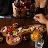 Plates Barbecue Pizza Beer Dishes Holder Fruit Dinner Plate Sets Wine Snack Tray Steak Platter Cheese Aperitif Board Kitchen Tool