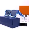 Mode Luxe zonnebril mannen designer bril voor vrouw grote vierkante fame sunglass gafas de sol mujer klassieke vintage uv400 eyewear zonnescherm met doos en etui