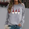 Women's Sweaters Womens Merry Christmas Round Neck Hoodless Sweater Long Sleeve Top Dz Sweatshirt Dressy Zip Up Hoodie Women Fuzzy Pullover