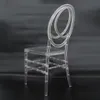 Party Decoration Modern Clear Crystal Transparent Tiffany Acrylic Phoenix Chairs for Wedding Room and Events 842