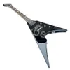 LvyBest Guitarra Eléctrica personalizada Black Electric Guitar Aircraft Rosewood Shark Fin de la horquilla de color personalización