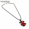Pendant Necklaces Game Berserk Guts Alloy Red Logo Keychain Anime Choker Necklace Chain Keyrings Gifts Jewelry For Mens