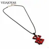 Pendentif Colliers Jeu Berserk Guts Alliage Rouge Logo Porte-clés Anime Collier Ras Du Cou Chaîne Porte-clés Cadeaux Bijoux Pour Hommes