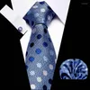 Bow Ties Design Slim Tie Set voor mannen Floral Skinny zakdoek Cufflink Ntralingsman Man Corbatas Hombre Packen Square Wedding