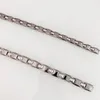 Lien Bracelets Santé Énergie Germanium Bracelet Magnétique Pour Femmes En Acier De Tungstène Cristaux Brillants Pour Hommes Incrusté Femme Brassard Bijoux