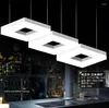 Lampes suspendues LED salle à manger lumière trois tête lampe de salon éclairage pour barre table acrylique décoration lumières