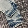 2023 grands hommes en détresse déchiré jeans skinny lettre rouge ~ US TAILLE 29-40 jeans ~ slim moto moto biker causal denim pantalon hip hop jeans