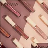 Lip Gloss Drop Handaiyan Matte Liquid Lipstick Langdurige naakt Veet waterdichte rode pigment vrouwen make -up levering gezondheid schoonheid lippen DHVS6