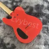 LVYBEST ELEKTRYCZNA GUTA ELEKTRYCZNA SIEDEM NOWOŚĆ RED ELEKTRYCZNEGO GUITROWY STRING Custom TL Style Single Wave