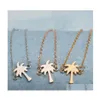 Charm Armband Fashion Jewelry Coconut Palm Pendant Armband Lady Chain Drop Delivery DH5NK