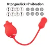 Sex toy Massager Female Rose Toy Dildo Thrusting Vibrator Vagina Nipple Sucking g Spot Clitoris Stimulator Masturbation Sexy Toys for Women