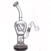 Cam Bongs Matrix Perc Geri Dönüştürü Su Boruları 14.5mm Eklem Fab Yağı Yağı Dab Duş Başlığı PERC Borular Cam Yağ Brülör Boru