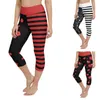 Pantaloni da donna Pilates Kisses Stripes Stampa San Valentino Leggings da donna Running Day For