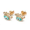 Stud Fashion Jewelry Evil Eye Earrings Blue Eyes Earring Drop Delivery Dhii6