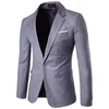 Costumes pour hommes Blazers Blazer Costume Veste Slim Fit Homme Loisirs Solide Couleur Fonds Jeunesse Petit Simple Papier Lâche Manteau Tendance