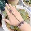 Halsband örhängen set sunspicems turkiska kvinnor tulpaner blomma armband ring boho brud smycken antik guldfärg dans tjej länk