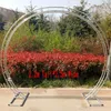 Party Decoration Free Transport Round Arch White Metal Centerpiece For Wedding Decorations Event Decoration-2.3 M TALL 2,3 M WIDEPARTY