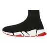 SOCKSCHOENS SPEED Trainer Sneakers Designer Casual schoenen Heren Dames Chaussures Triple Black Wit Red Volt Outdoor Clear Sole Lace-Up