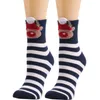 Women Socks Men Lover Christmas Celebrate Santa Elk Gift Party Biscuits Snow Happy Funny Tide Cotton