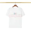 Casais de alta moda Designer de camisa masculina camisetas de manga curta letra cor de cor da mulher impressão t camisetas casuais tampas s-2xl