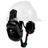 Ny typ Industriell arbetssäkerhetshjälm Kolfibermönster Engirneer Construction CE EN397 Hard Hat Abs Earmuffs Anti Noise