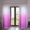 Rideau dégradé rideaux couleur imprimé Curtians pour fenêtre moderne salon chambre semi-occultant tissus Rideaux Cortinas