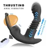 Sex Toy Massager Prostate Anal Vibrators THROSTING BUTT PLUG Testikel Slickar Vibratorstimulator Toys For Men Gay Shop