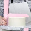 Cake Tools S Justerbar höjd skrapa fondant spatas kant smidigare diy dekoration tillbehör nivå roterande droppleverans hem gar dhj8g