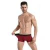 Underpants 4pcs Set Boxer Mens Underwear Men Cotton Male Pure Panties Shorts Solid Cuecas