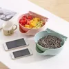 Plates Fruit Plate Double Drain Bowl Vegetable Washing Basket Phone Rack Kitchen Sink Strainer Colander Accessories