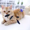 Cat Toys 1pc Colorful Stick Toy Funny Spring Plush Ball Kitten Feather Wand Ribbon Play With Bell Pet Accessories